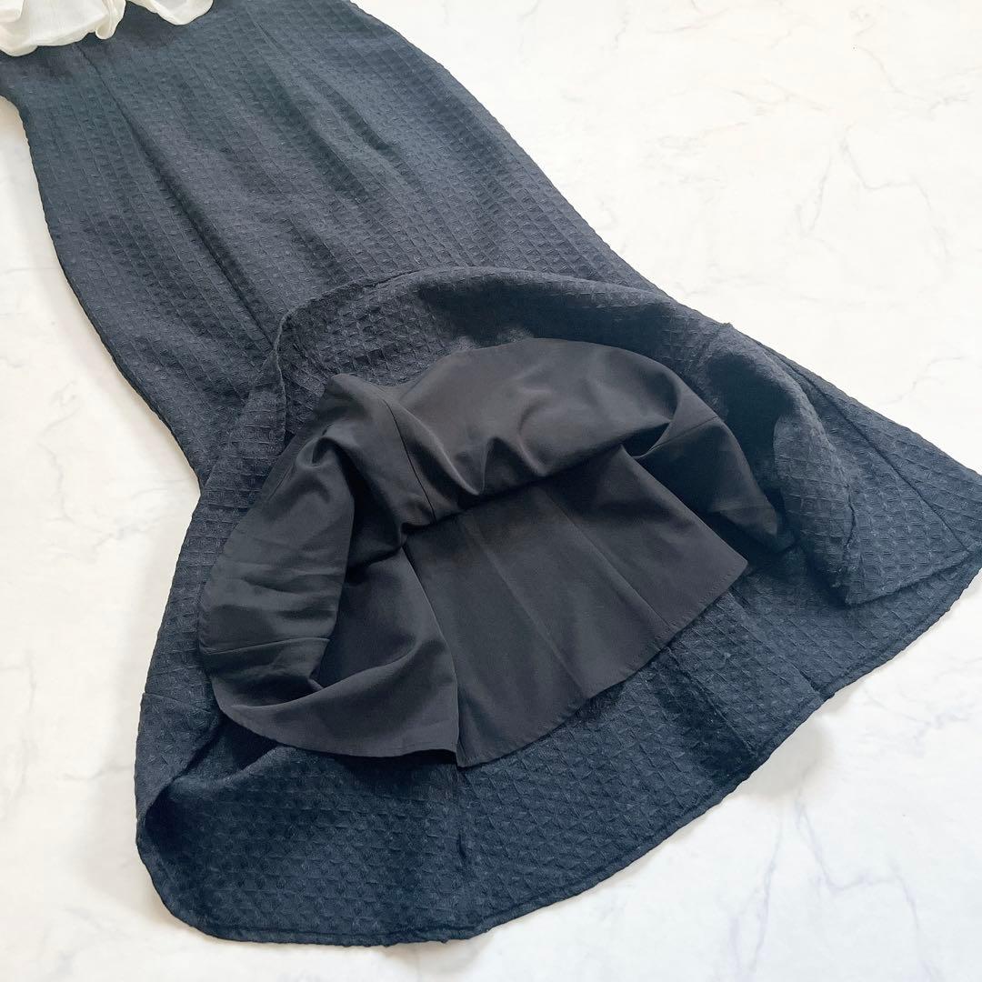 LEJA 2WAYオフショルダー パフスリーブ バリエ マーメイドワンピース