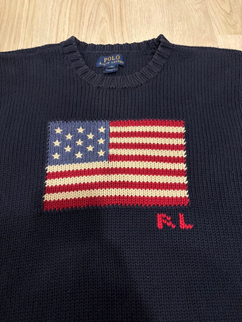 ポロ ラルフローレン POLO RALPH LAULEN 星条旗 国旗 セーター
