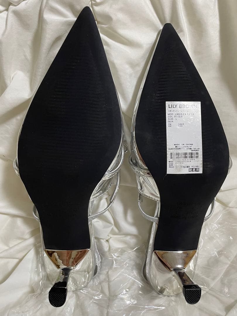 リボンディティールミュール　lily brown リリーブラウン　サンダル