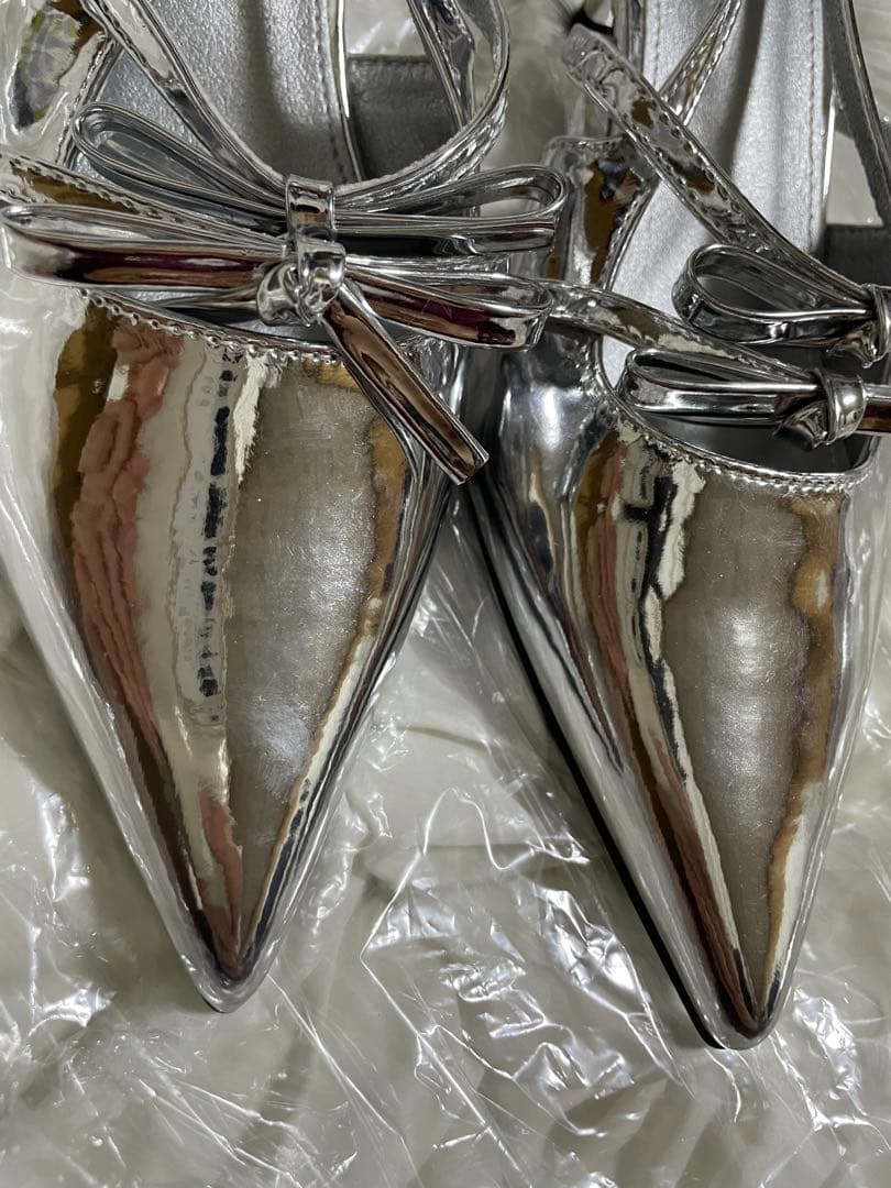 リボンディティールミュール　lily brown リリーブラウン　サンダル