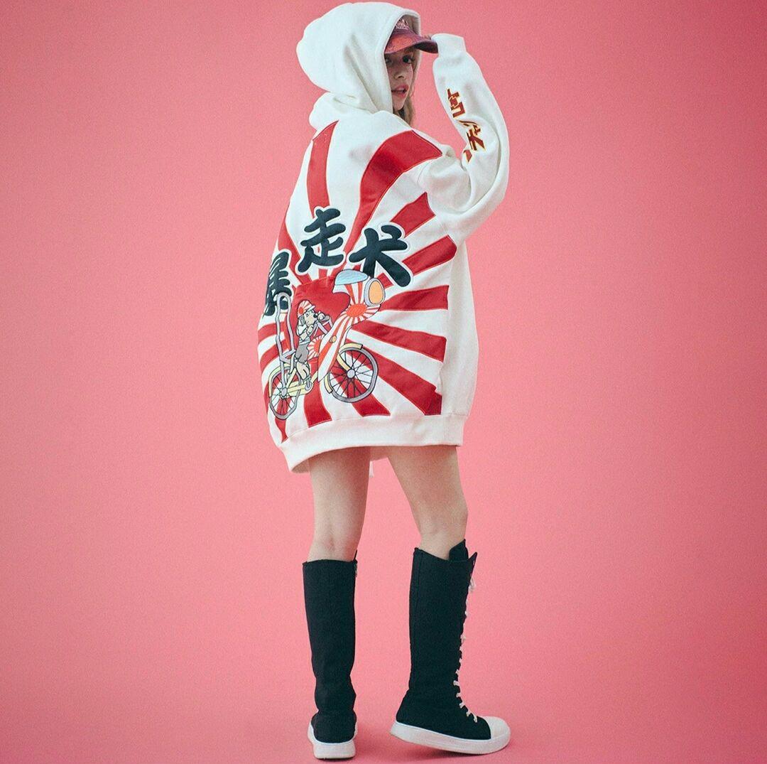 なかし二代目暴走犬パーカー