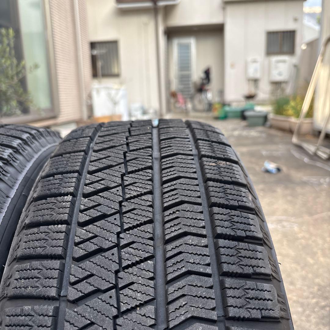 ホンダ純正アルミホイールスタッドレスタイヤブリヂストンブリザックVRX2