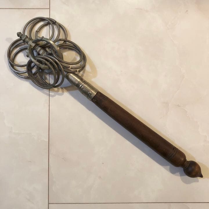 錫杖 十二環 レトロ アンティーク ヴィンテージ しゃくじょう