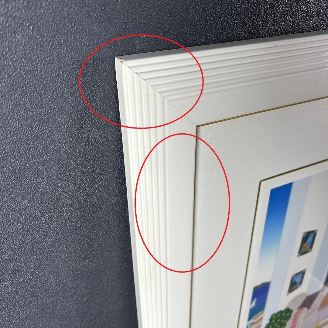 美品 トーマス・マックナイト「マダケット」シルクスクリーン 直筆サイン入 額縁