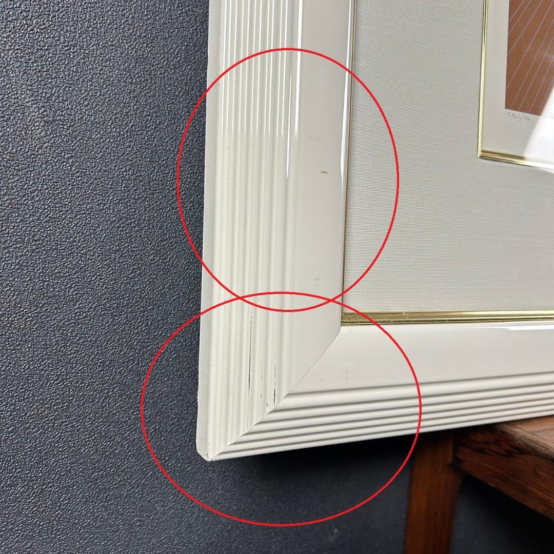 美品 トーマス・マックナイト「マダケット」シルクスクリーン 直筆サイン入 額縁