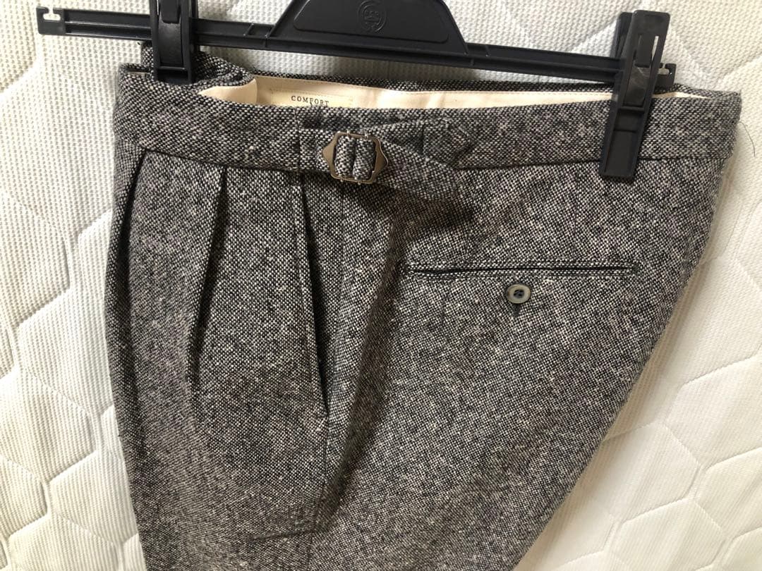 最終GTA プリーツ パンツ 46 サイドアジャスター　HERRICKエリック