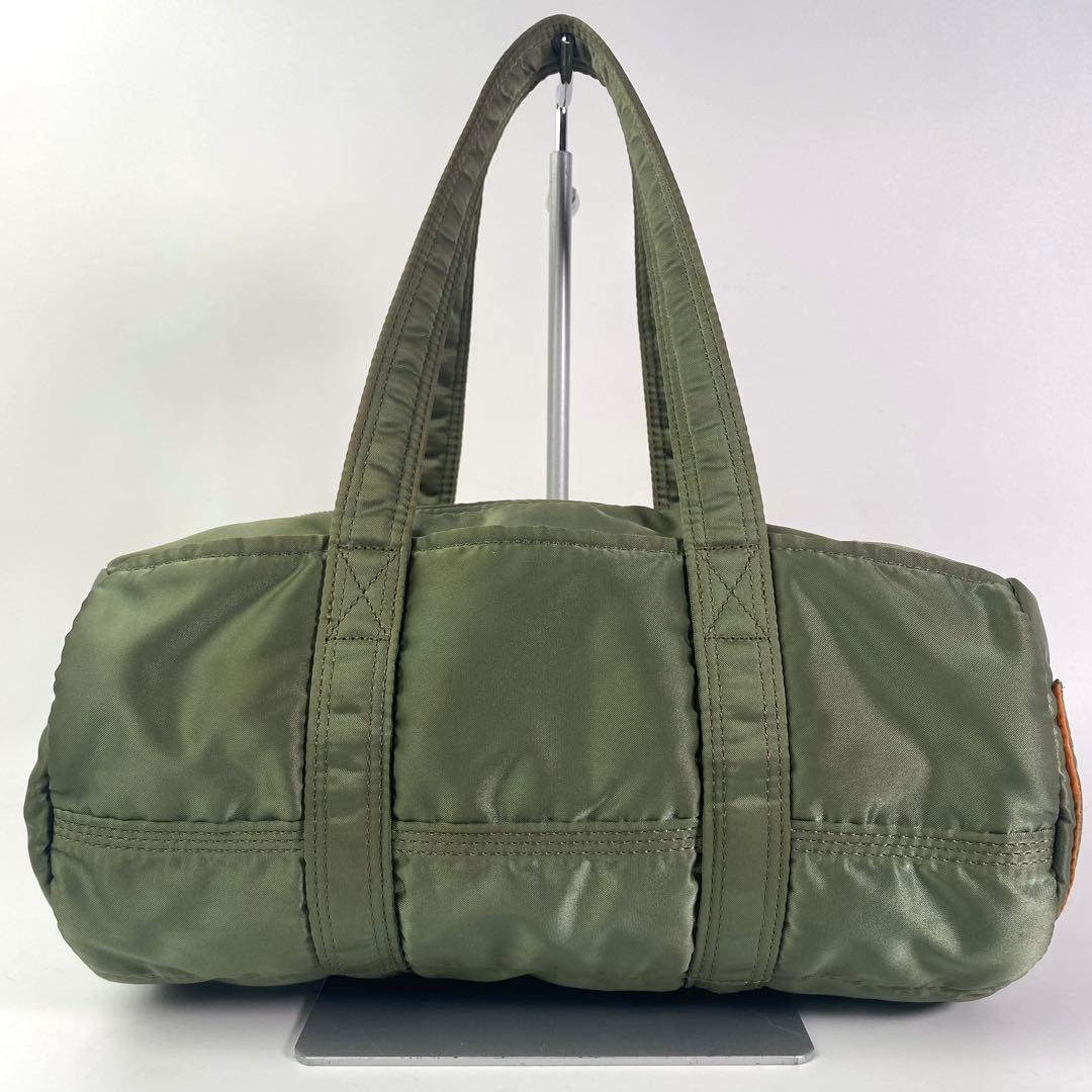 HOKUポーター タンカー　ミニボストン　ロールボストン　セージ　カーキ