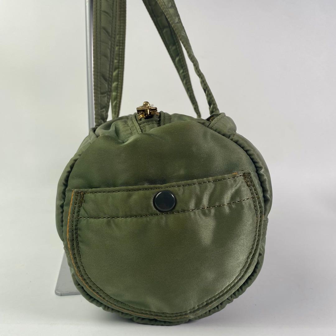 HOKUポーター タンカー　ミニボストン　ロールボストン　セージ　カーキ