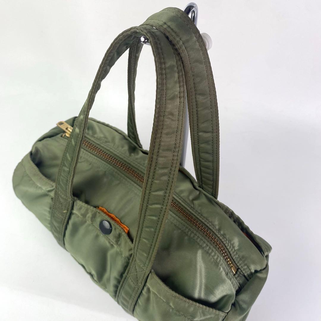 HOKUポーター タンカー　ミニボストン　ロールボストン　セージ　カーキ