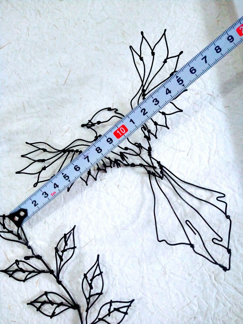 雄鹿　フラワーアート　立体　ワイヤークラフト