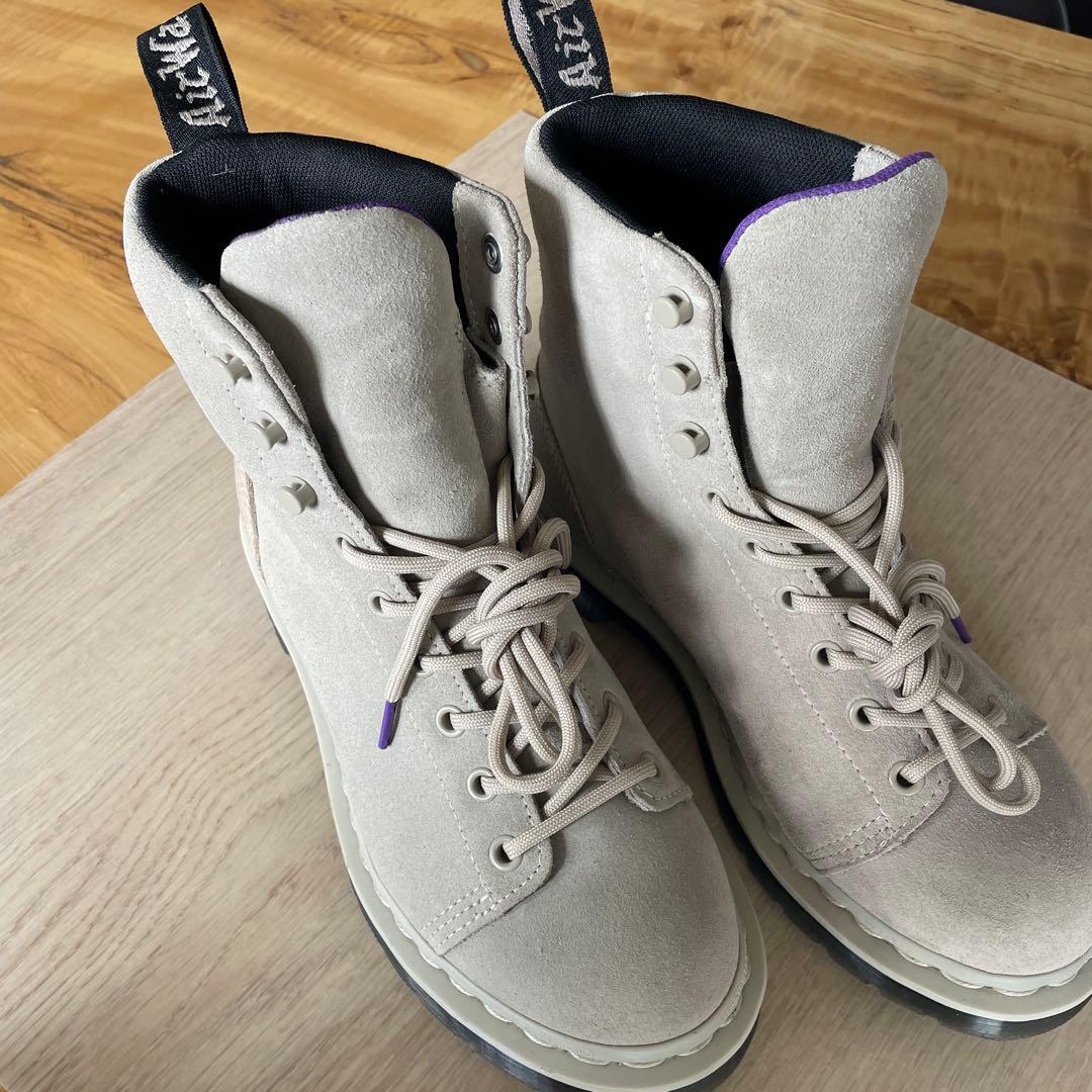ドクターマーチン　ノースフェイスパープルレーベルブーツ　24センチ