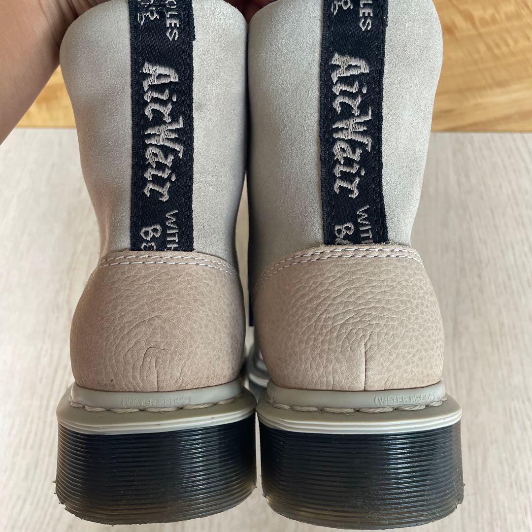 ドクターマーチン　ノースフェイスパープルレーベルブーツ　24センチ