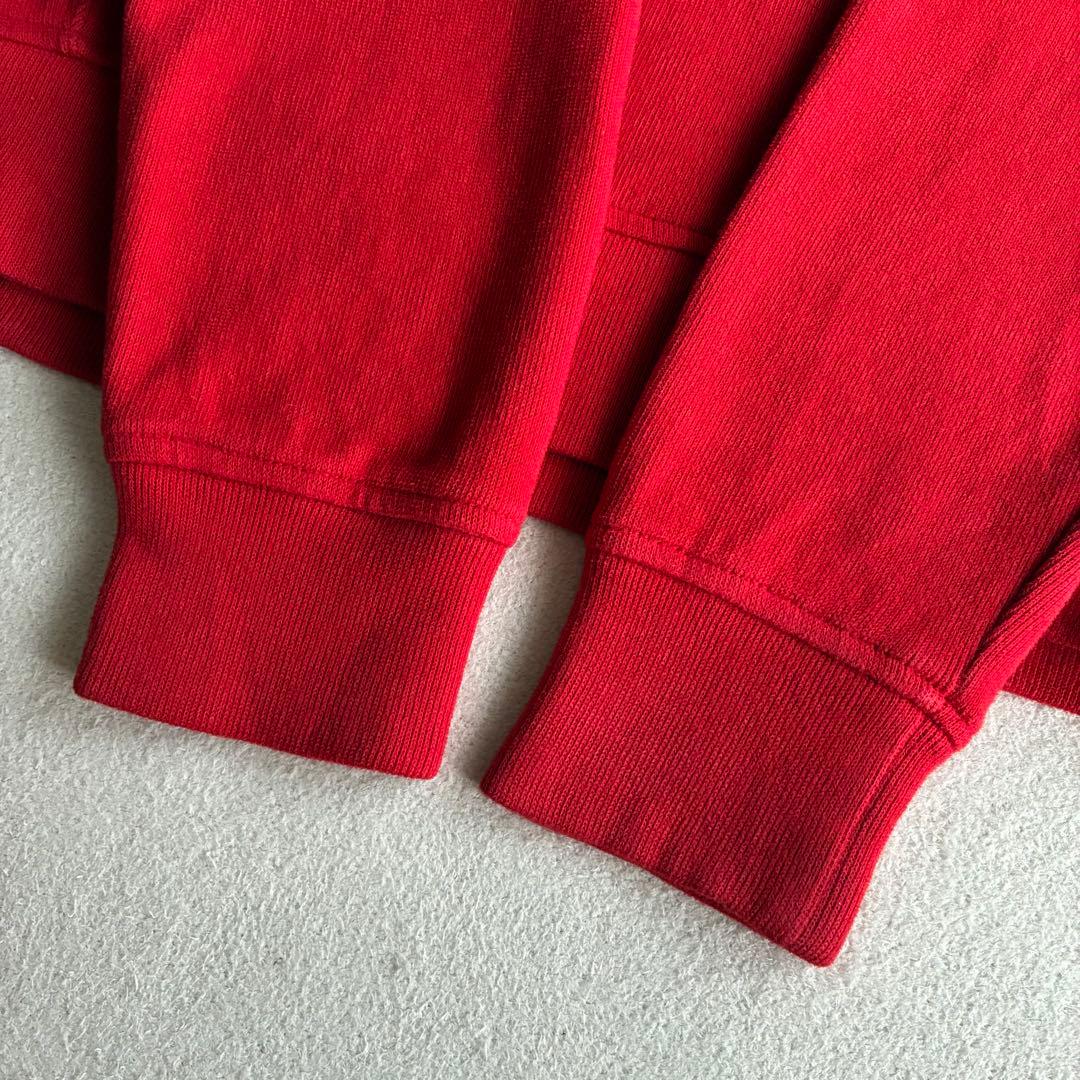 【美品】ラルフローレン ハーフジップ プルオーバースウェット ビッグポニー M