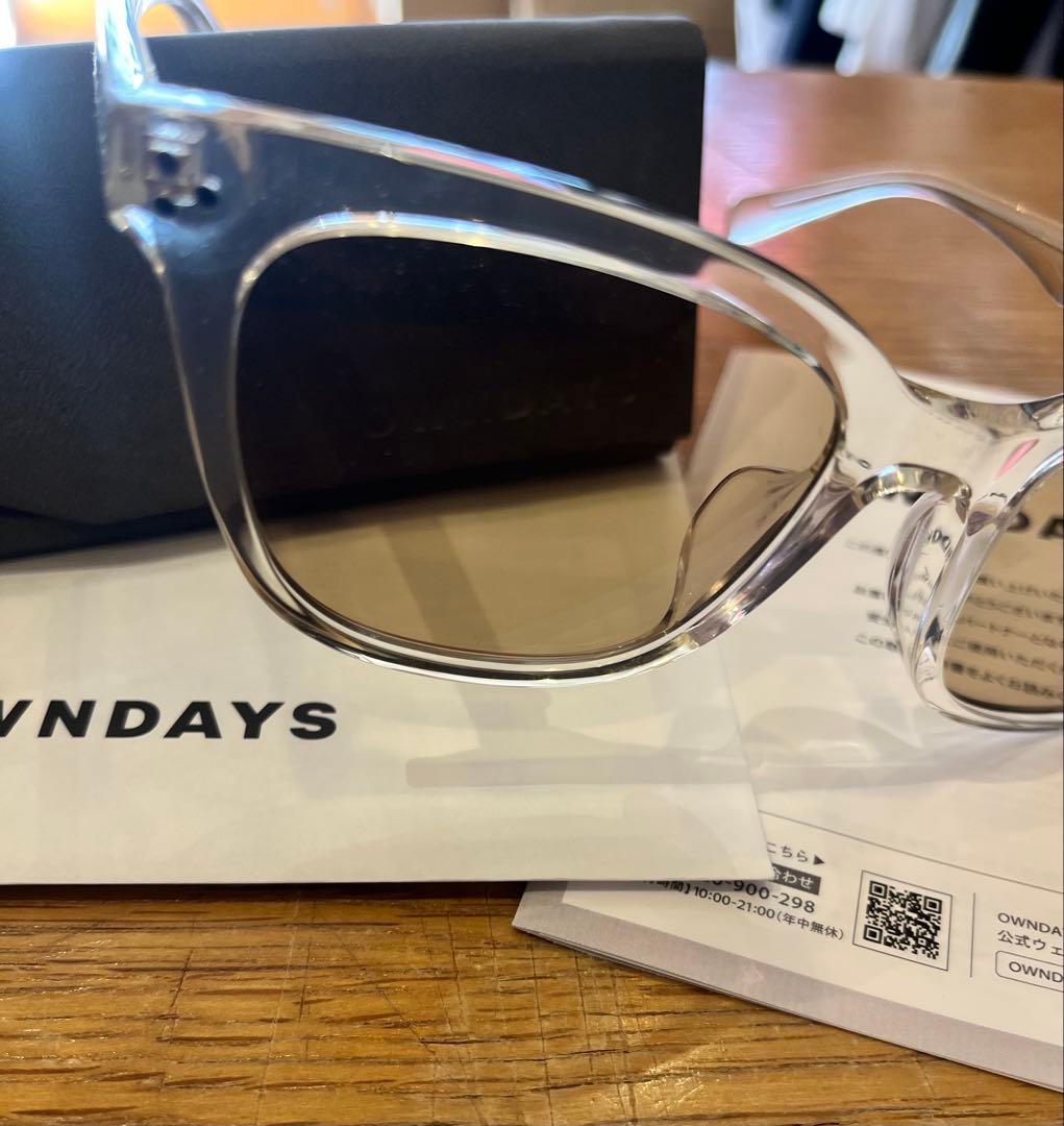 キムタク 木村拓哉さん オンデーズ OWNDAYS クリアフレーム サングラス
