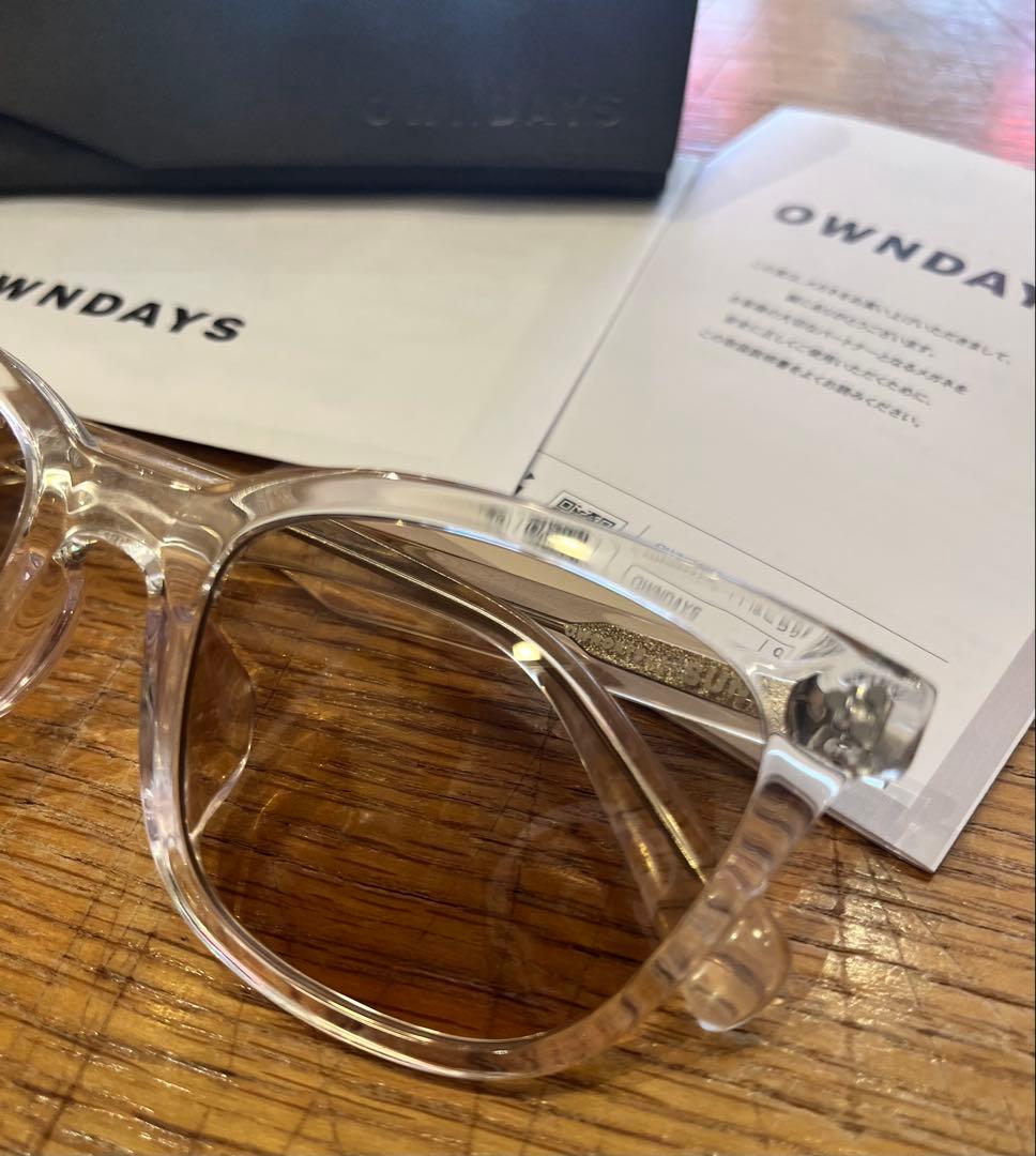 キムタク 木村拓哉さん オンデーズ OWNDAYS クリアフレーム サングラス