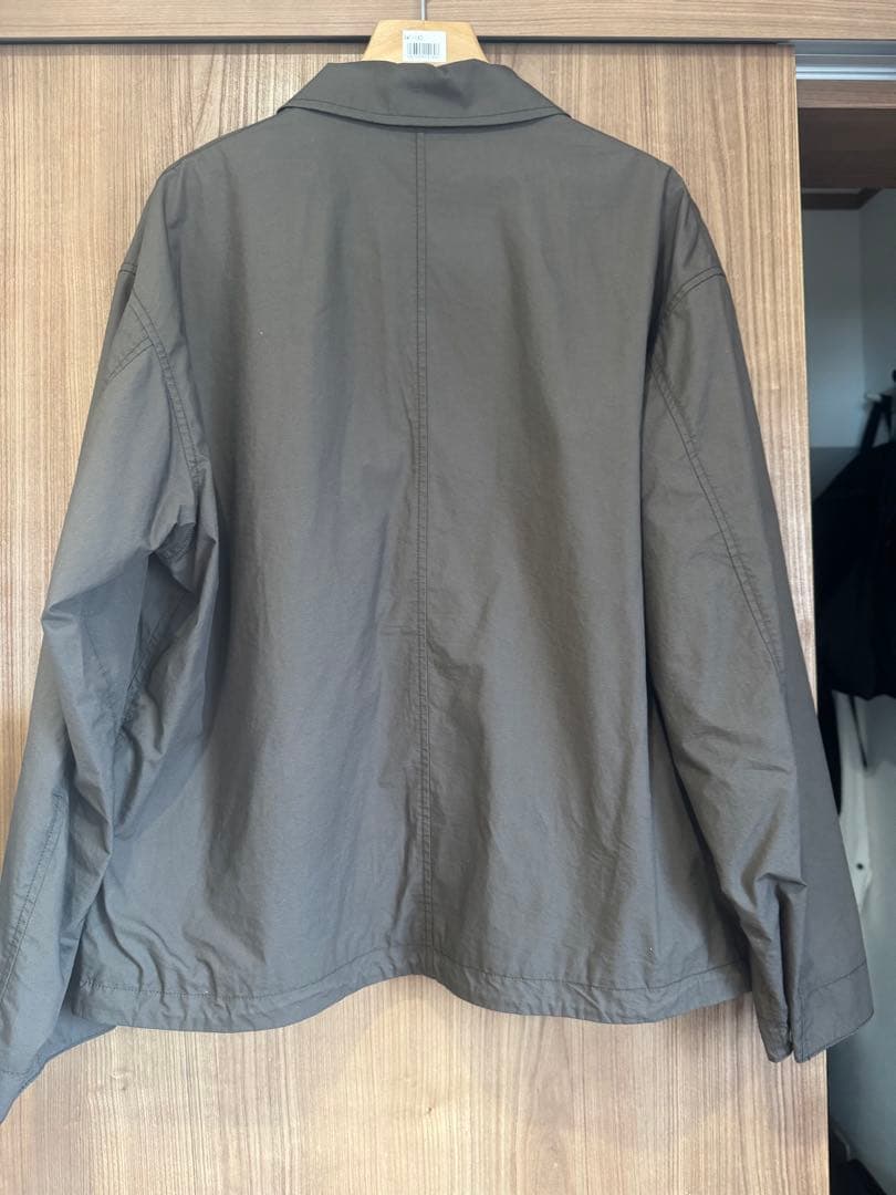 ユニクロC　コットンショートブルゾン　ワイドフィットカーゴ　M ダークブラウン