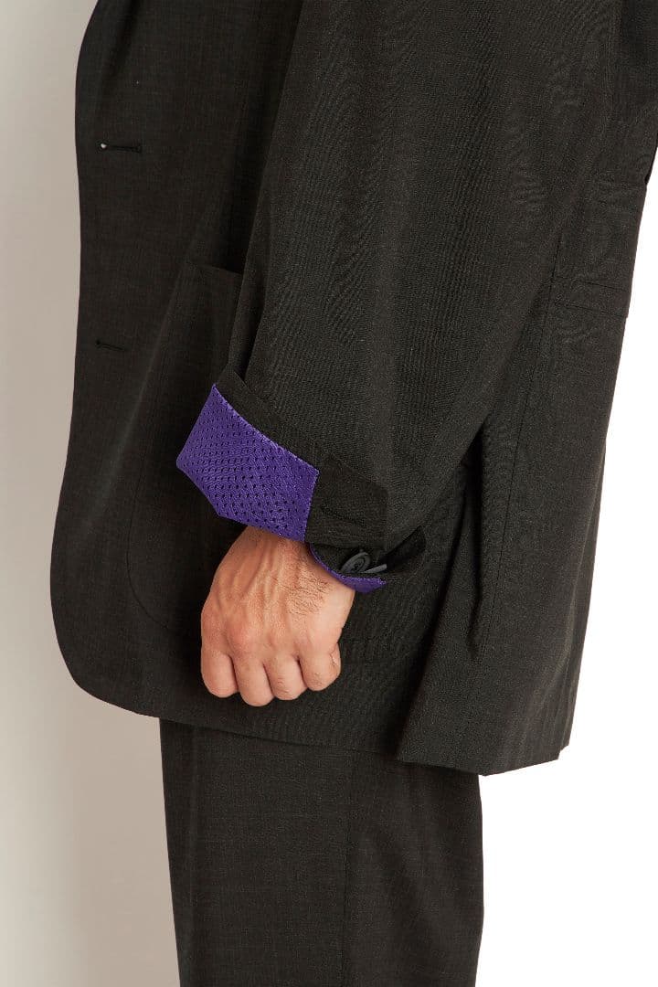 kolor / ウーリータフタ オーバーサイズジャケット / サイズ2