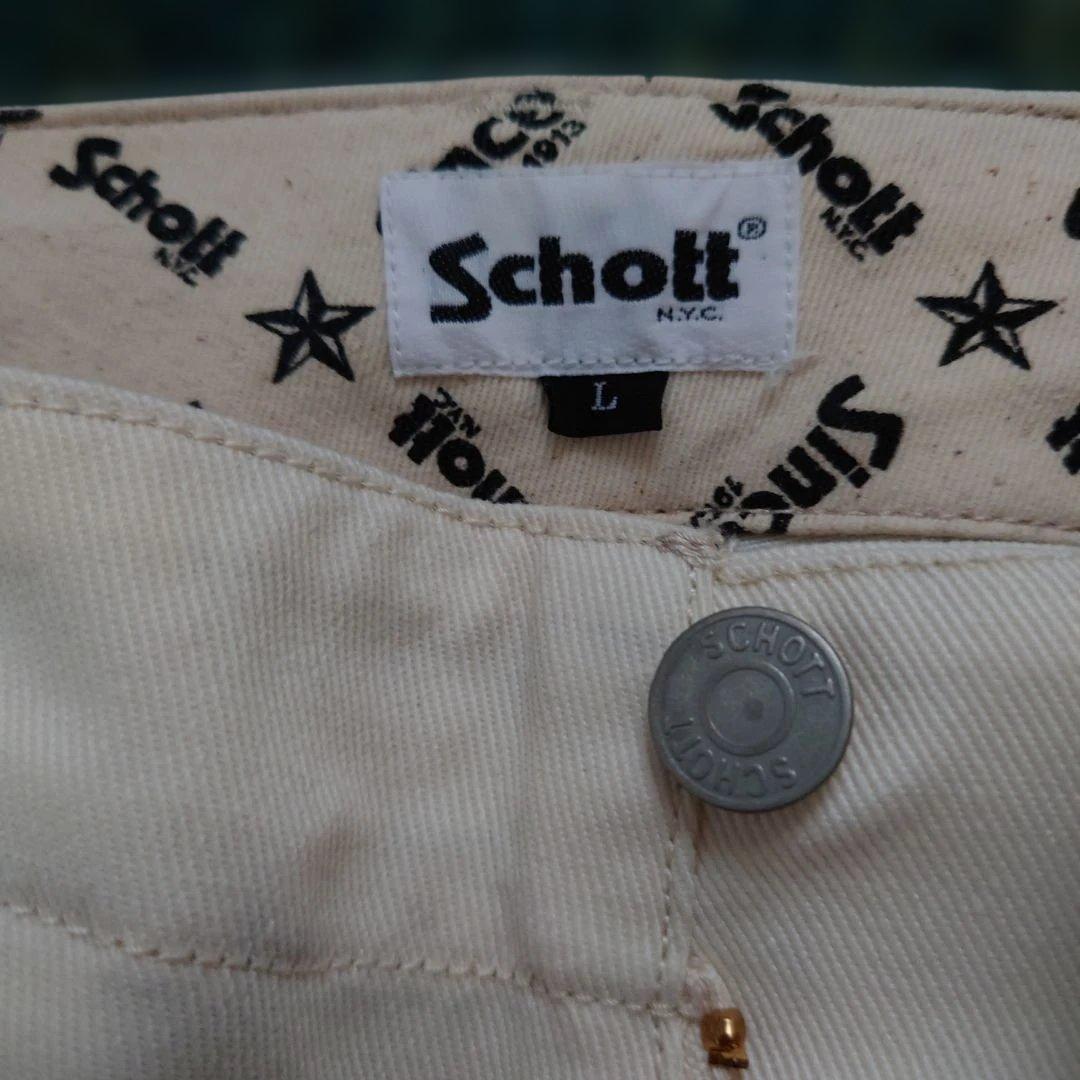 Schott ショット TCワークパンツ キナリ Lサイズ