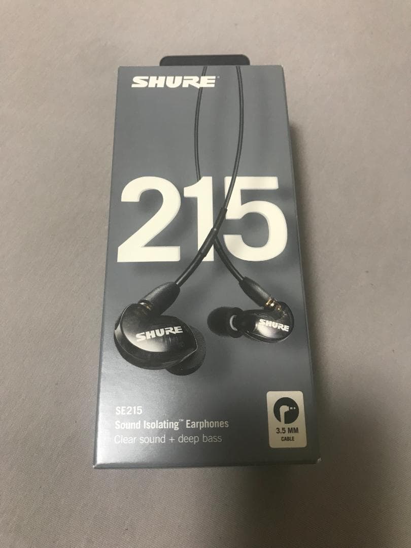SHURE SE215 新品未開封