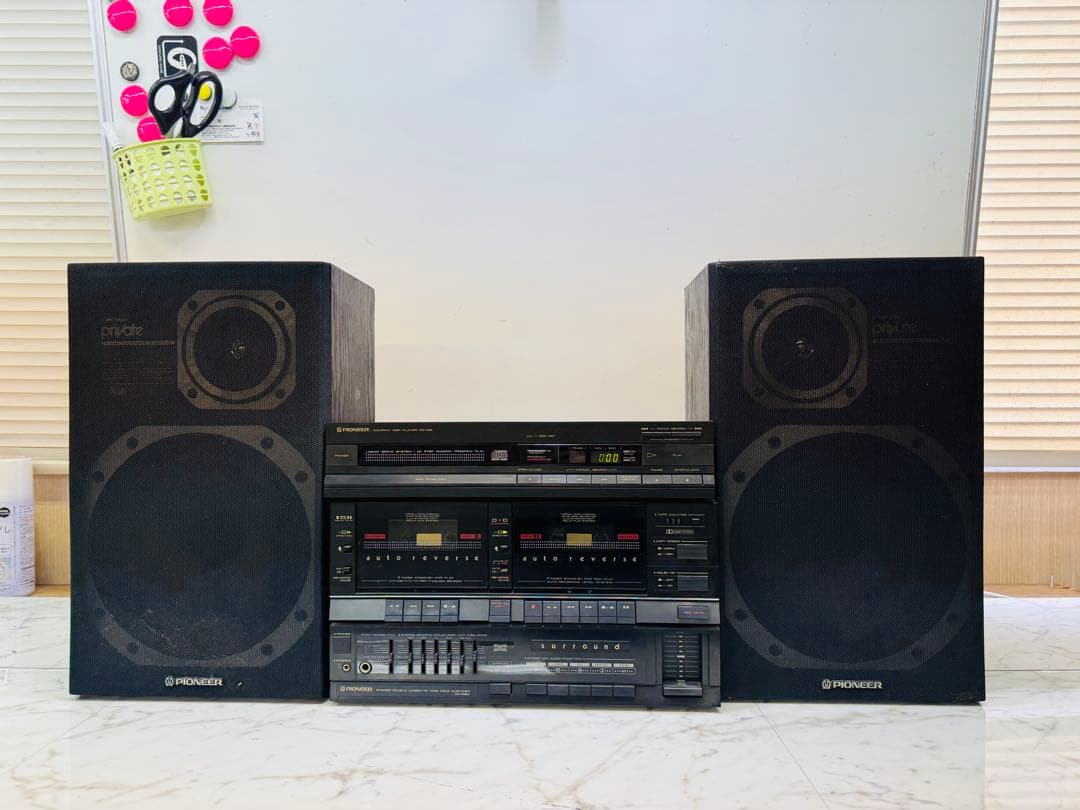 Pioneer パイオニア システムコンポ プレーヤー 中古品 レトロ 電化製品