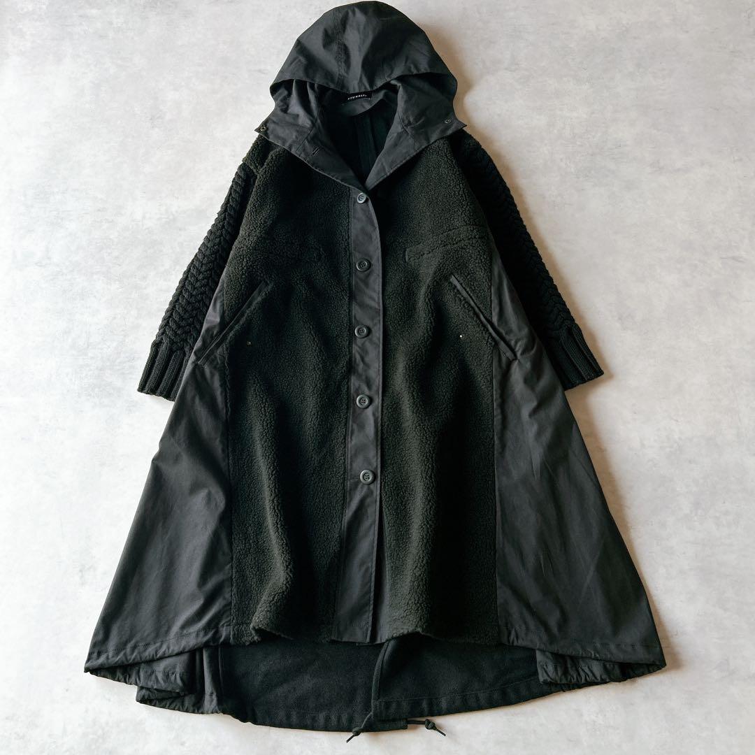 定価6.4万☆スタンブリー　 ロングコート　異素材MIX マキシ丈　モッズコート