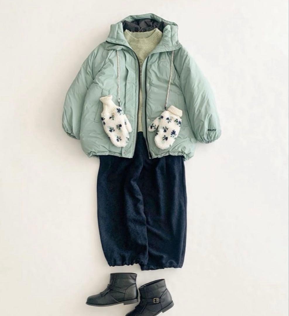 KELTY×Samansa Mos2 インサレーションミドルコート　ミント