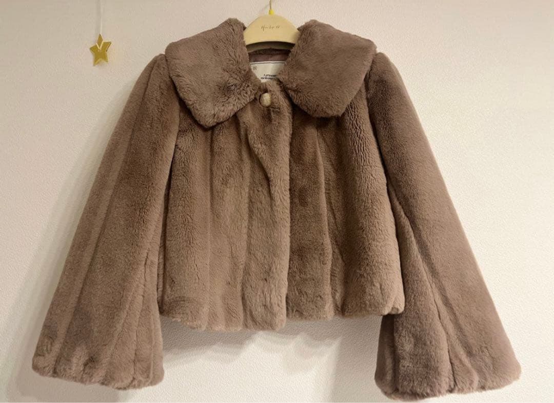 Winter Love Faux Fur Coat（mocha）