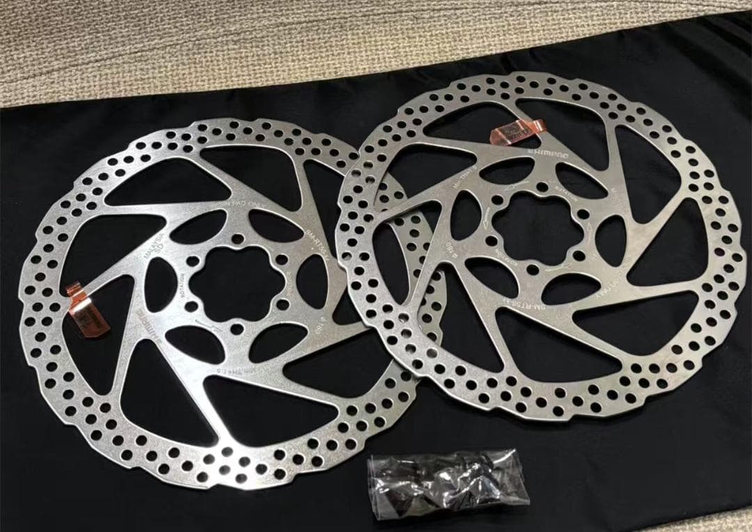 シマノMT200油圧ディスクブレーキ+RT56ローター180mm２枚セット