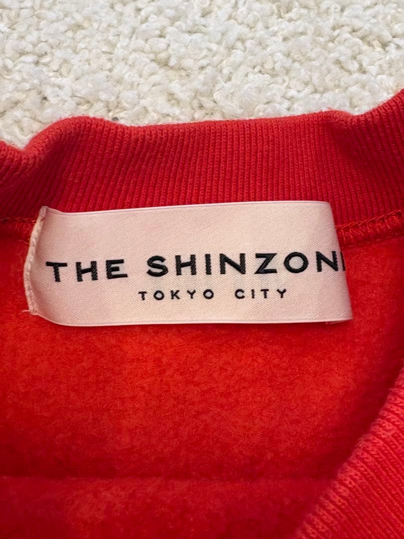 【シンゾーン】コモンスウェット美品　レッド　トレーナー