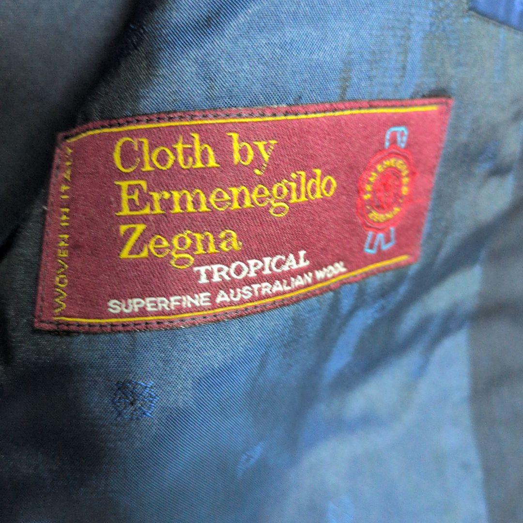 Ermenegildo Zegna生地 濃紺ビジネススーツ M相当 セットアップ