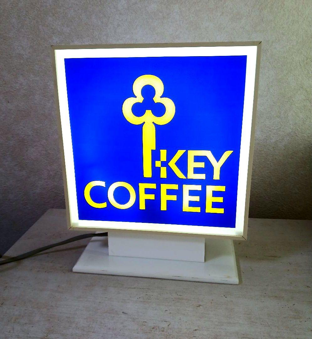 KEY COFFEE　キーコーヒー　レトロ　 電飾看板
