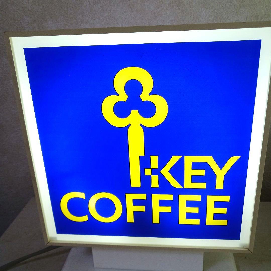 KEY COFFEE　キーコーヒー　レトロ　 電飾看板
