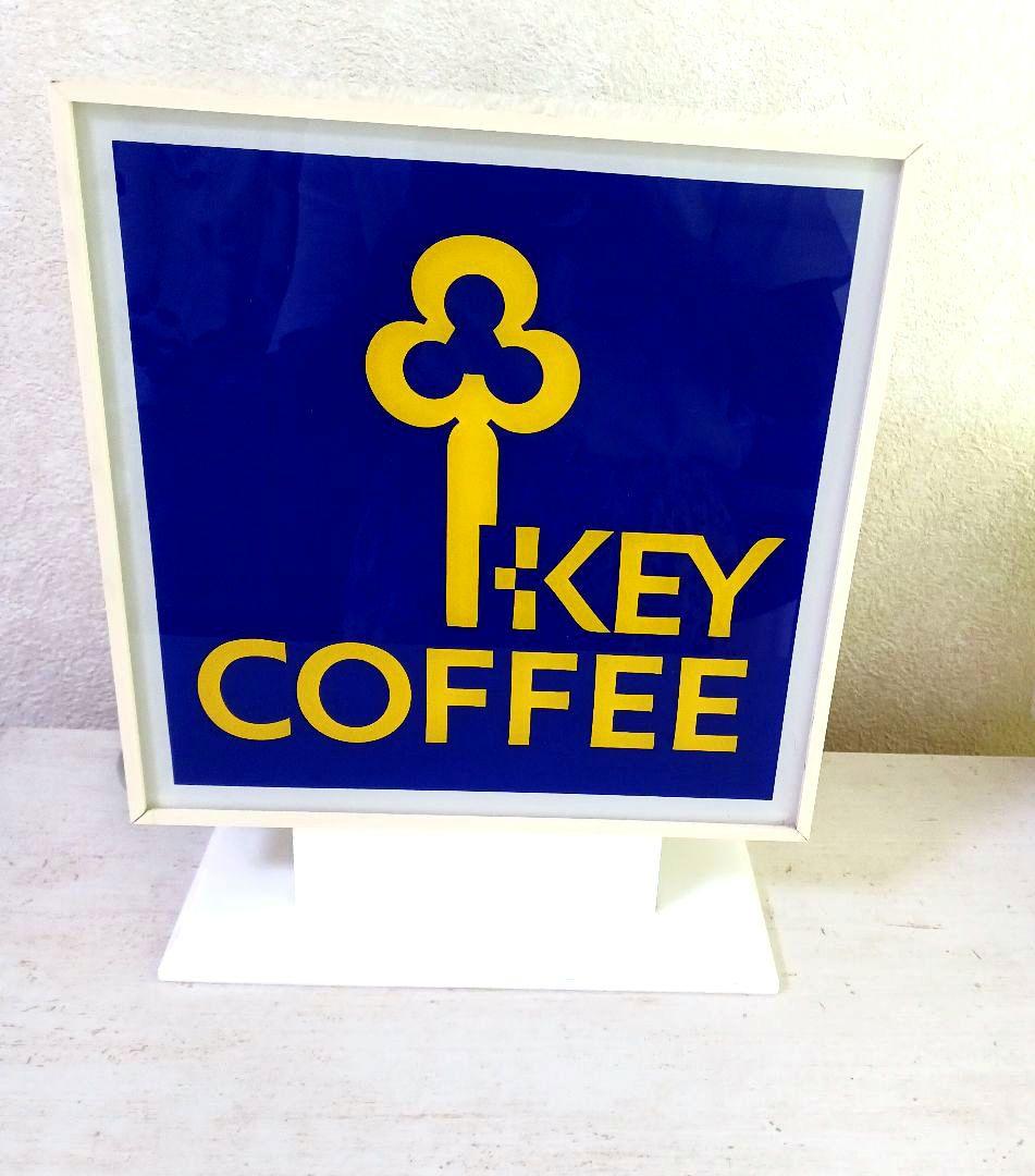 KEY COFFEE　キーコーヒー　レトロ　 電飾看板