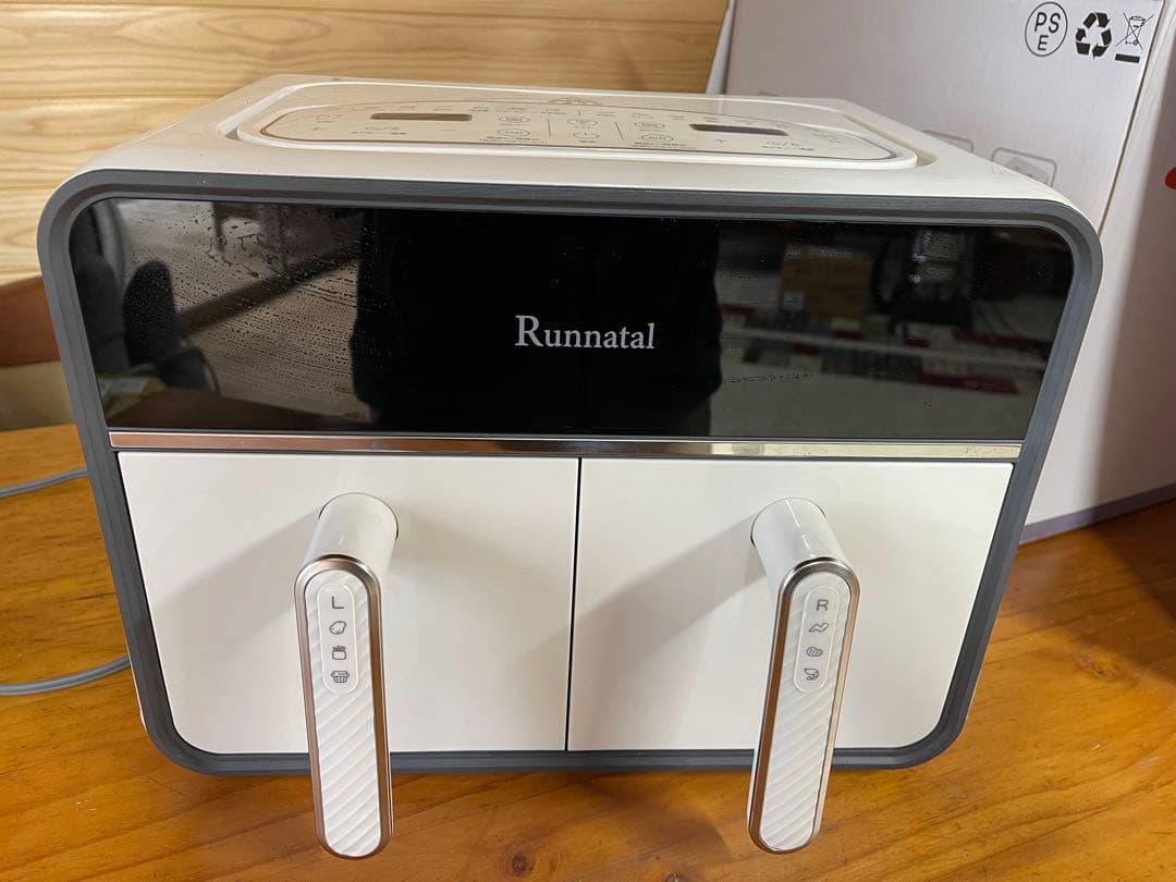 Runnatal エアフライヤー 8L 大容量電気フライヤー 家庭用