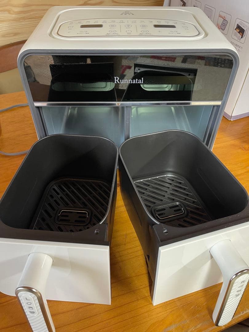 Runnatal エアフライヤー 8L 大容量電気フライヤー 家庭用