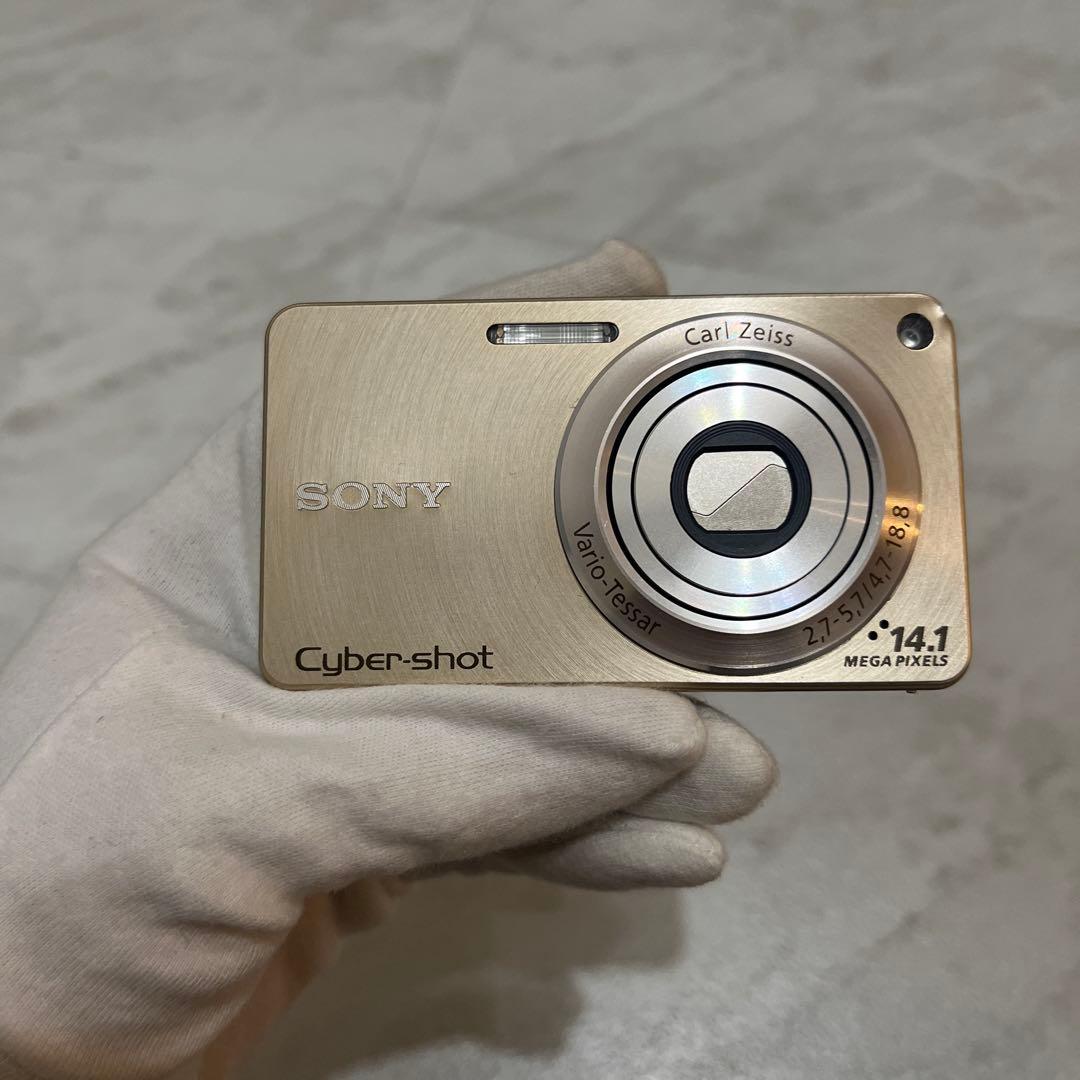 【美品】SONY Cyber-shot DSC-W350 シャンパンゴールド