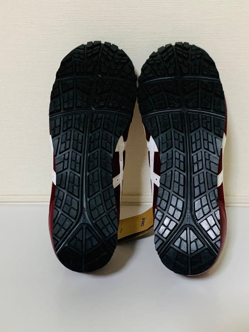 【ガチャピン】アシックス安全靴 チリフレーク×ホワイト 28.0cm