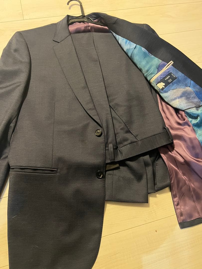 美品⭐︎ダークネイビー ビジネススーツ シングルブレスト　ポールスミス