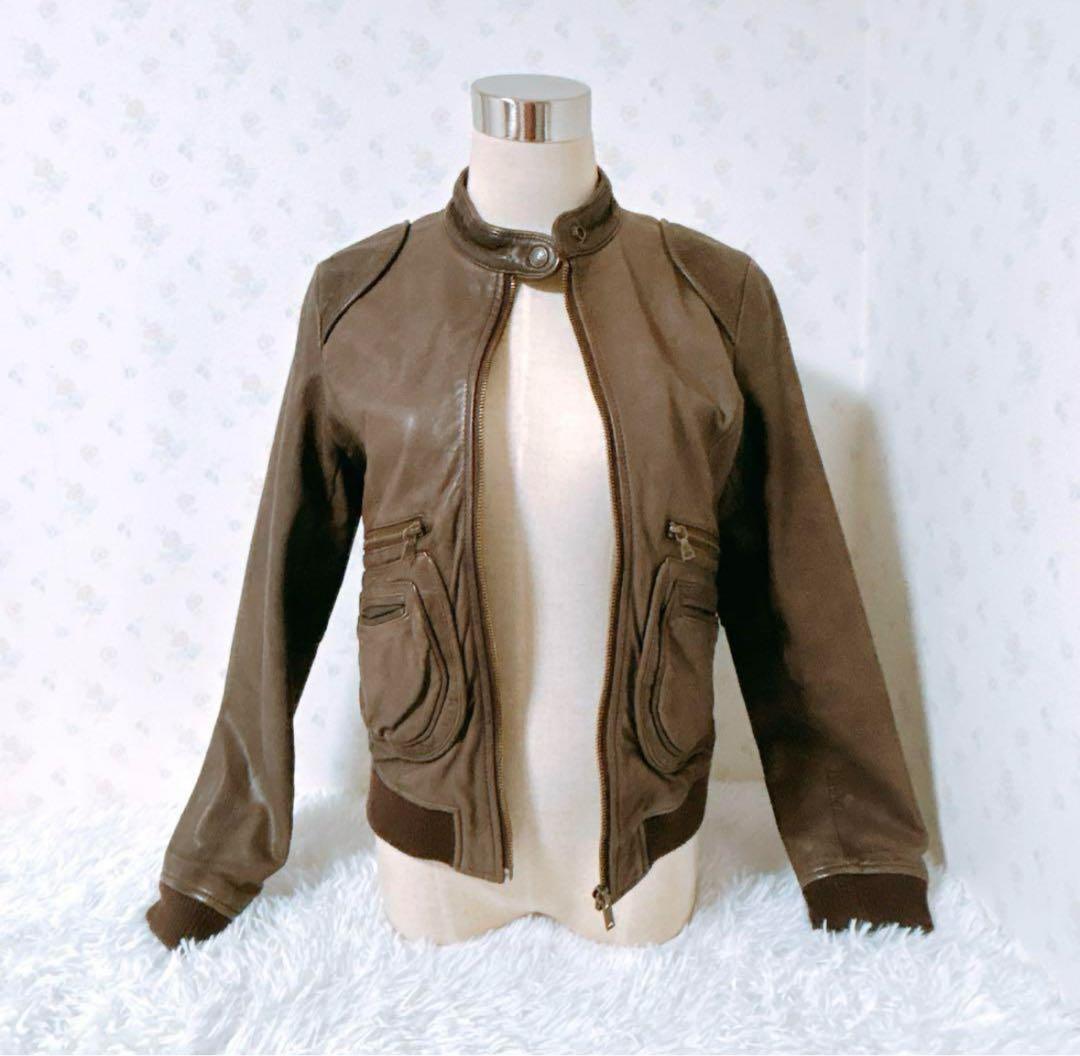 【HYSTERIC GLAMOUR】レザージャケット　ライダース　山羊革　M