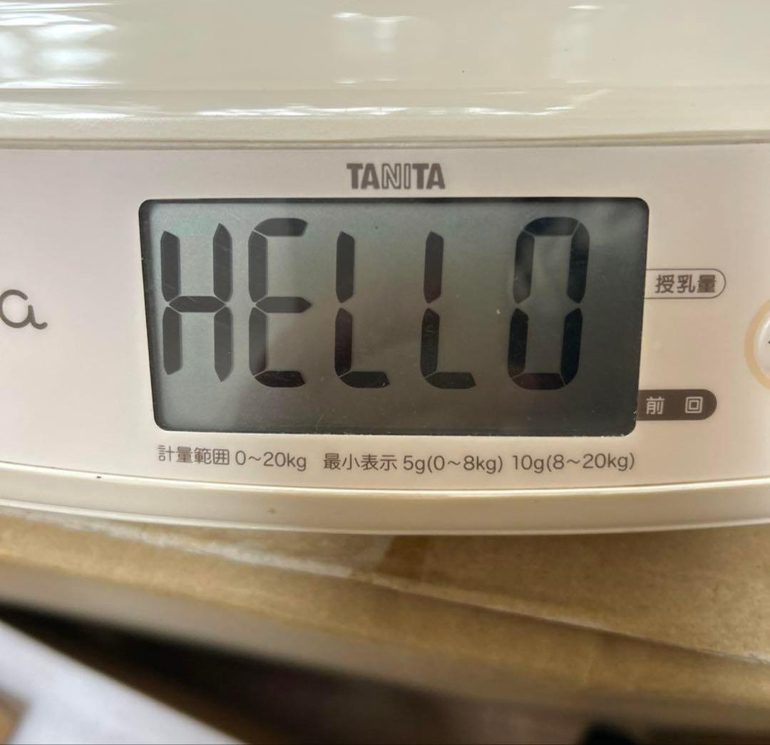 2021年製　美品　タニタ　ベビースケール　ノメタ　NO BB-105