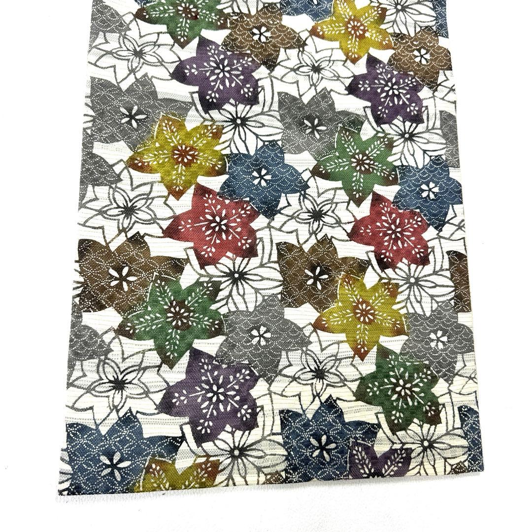 専用帯4753 ●江戸紅型 高級 正絹 全通 名古屋仕立て 名古屋帯