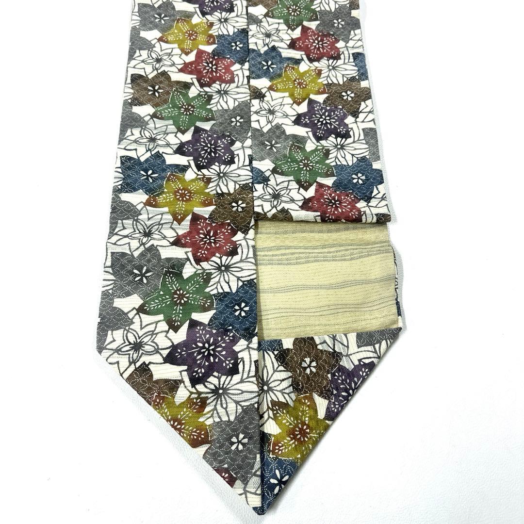 専用帯4753 ●江戸紅型 高級 正絹 全通 名古屋仕立て 名古屋帯