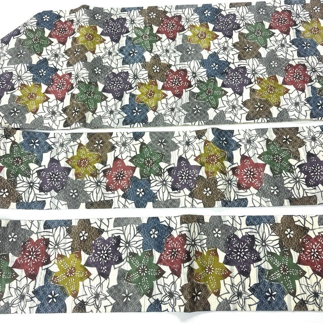 専用帯4753 ●江戸紅型 高級 正絹 全通 名古屋仕立て 名古屋帯