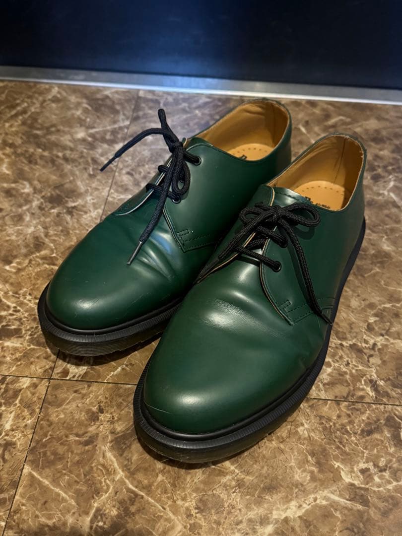 ドクターマーチン 3ホール グリーン