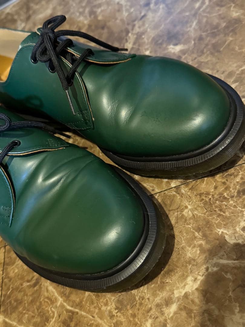 ドクターマーチン 3ホール グリーン