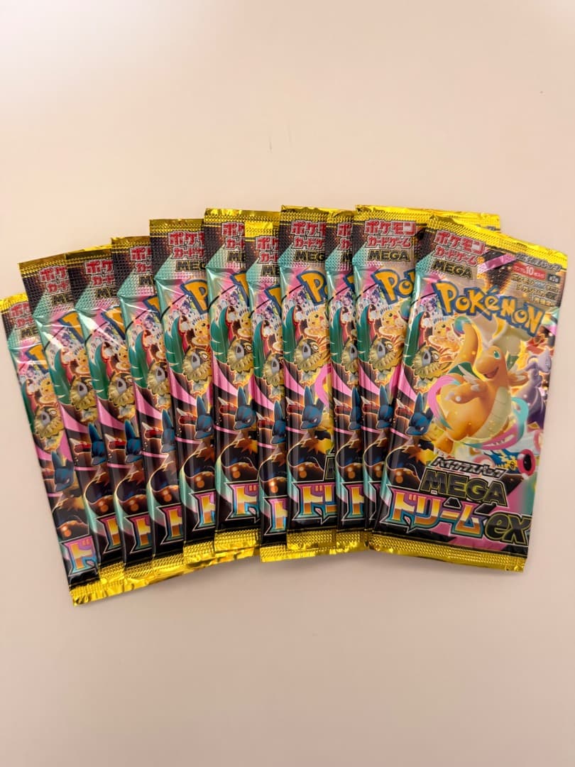 ポケモンカードゲーム MEGA ドリームex 未開封パック 11枚セット