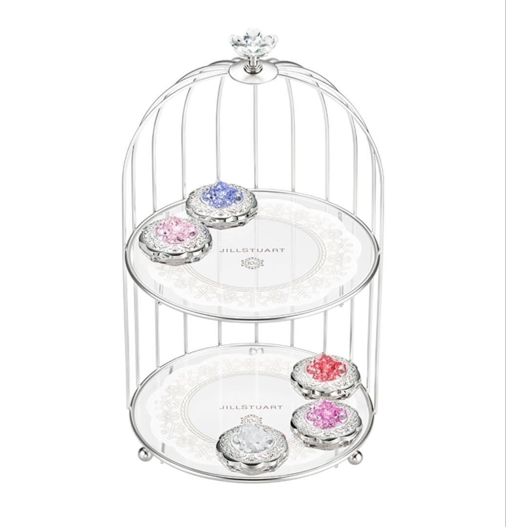 クリスタルブルーム　ペタルクチュールアイズ デュオ　オリジナル2段式コスメトレイ