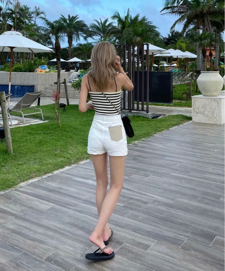 ☆DIANTE☆ロールアップデニムショートパンツ☆