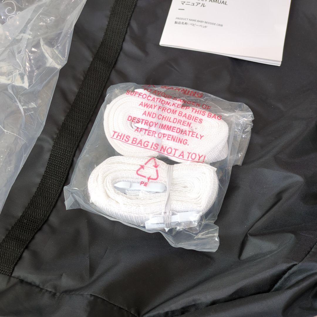 【中古良品】HZDMJ ベビーベッド　カーキ