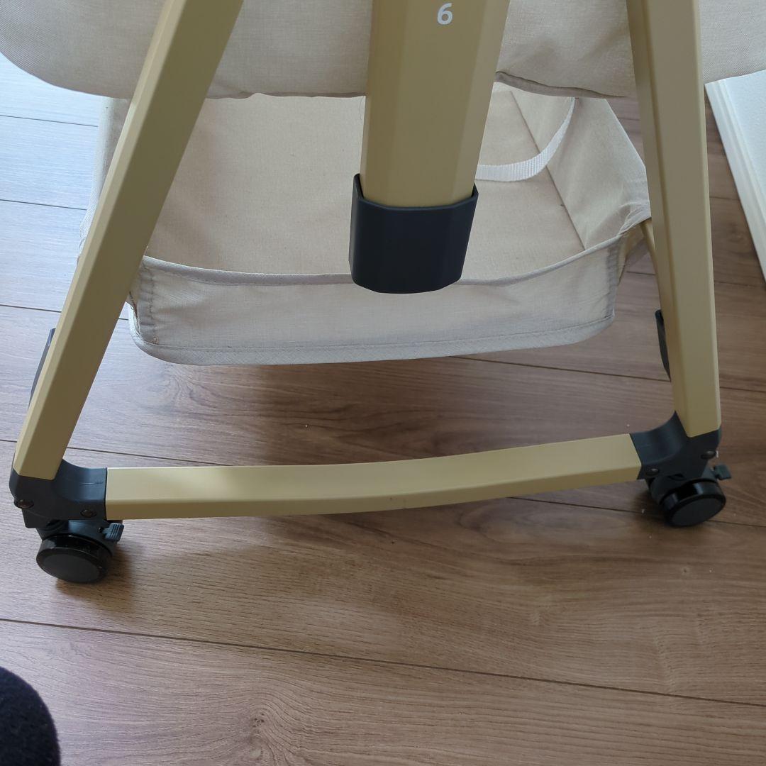 【中古良品】HZDMJ ベビーベッド　カーキ